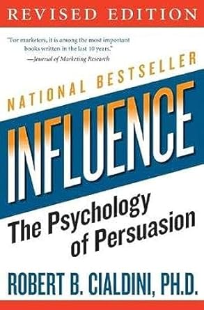 Influence the psychology of persuasion book front cover. Business Book. 