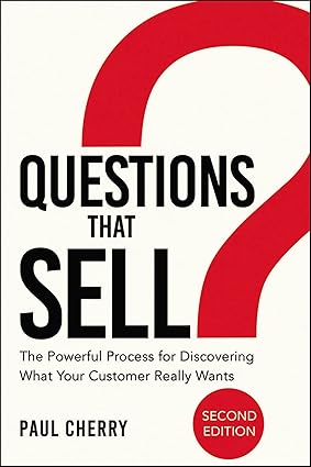 Questions that sell front cover, Business Book. 