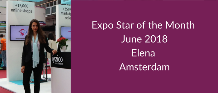 Expo Star of the Month – June 2018 – Elena, Amsterdam