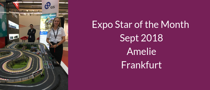 Expo Star of the Month – Sept 2018 – Amelie, Frankfurt