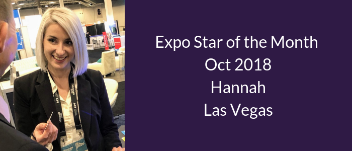 Hannah J, Las Vegas – Expo Star of the Month Oct 2018