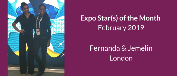 Expo Star(s) of the Month – February 2020 – Fernanda and Jemelin – London