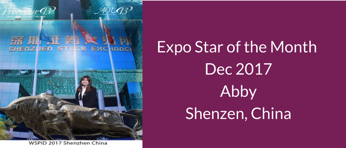 Expo Star of the Month December 2017 – Abby – Shenzen