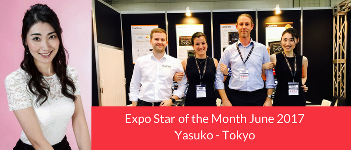 Yasuko, Lead Generator/Interpreter, Tokyo – Expo Star of the Month June 2017